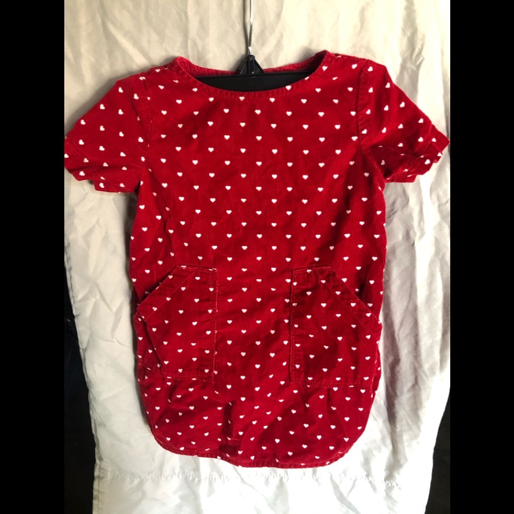 Baby Gap Dress hearts.